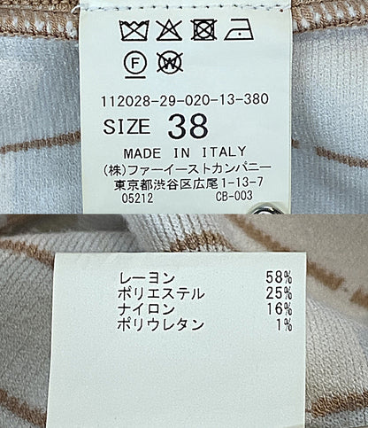 美品 ANAYI × ANTONINO VALENTI アントニーノ ヴァレンティ ノースリーブミニワンピース 112028-29-020-13-380 レディース SIZE 38 アナイ