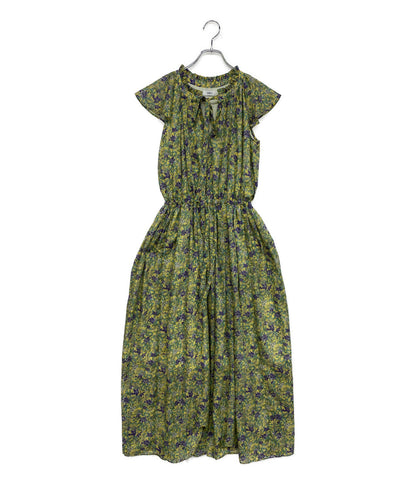 美品 OBLI オブリ フレンチスリーブワンピース 10ZKNKD4-M レディース SIZE M