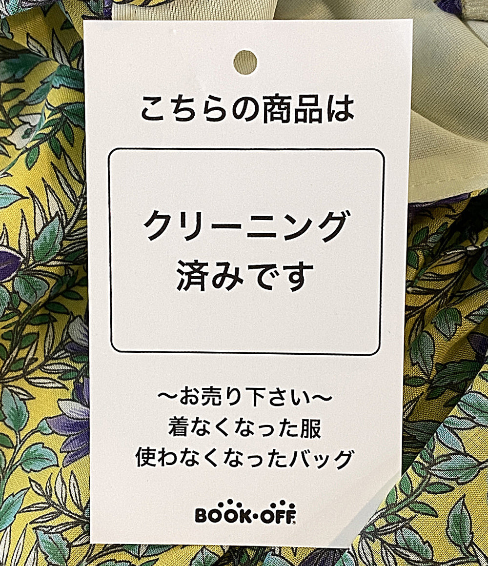 美品 OBLI オブリ フレンチスリーブワンピース 10ZKNKD4-M レディース SIZE M