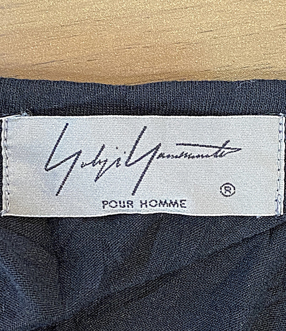 YOHJI YAMAMOTO POUR HOMME 半袖Ｔシャツ シワ加工 20SS NH-T87-889 メンズ SIZE 3 ヨウジヤマモトプールオム