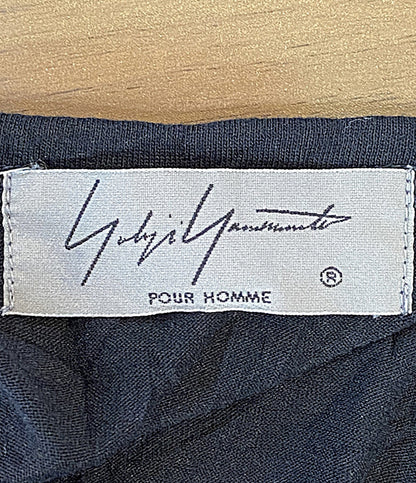 YOHJI YAMAMOTO POUR HOMME 半袖Ｔシャツ シワ加工 20SS NH-T87-889 メンズ SIZE 3 ヨウジヤマモトプールオム