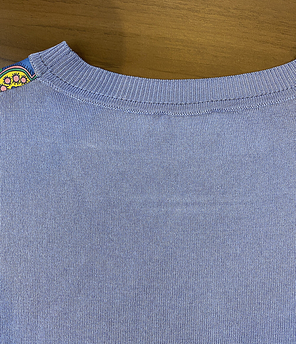 ETRO 五分袖ニット ペイズリー柄 シルク レディース SIZE 42 エトロ