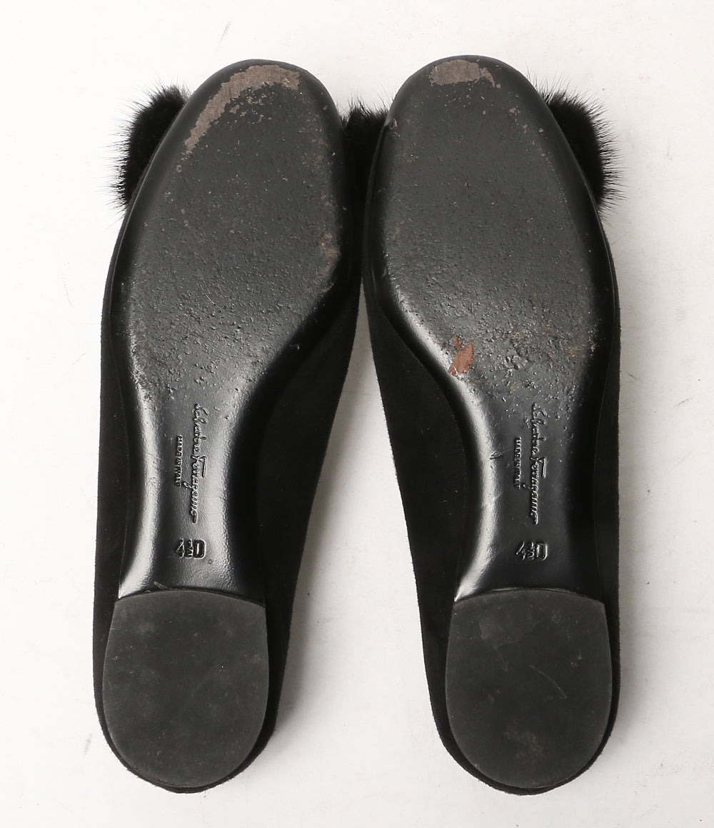 【新品未使用】Salvatore Ferragamo バレエシューズ　２３センチ Salvatore Ferragamo バレエシューズ ミンク VARINA レディース SIZE