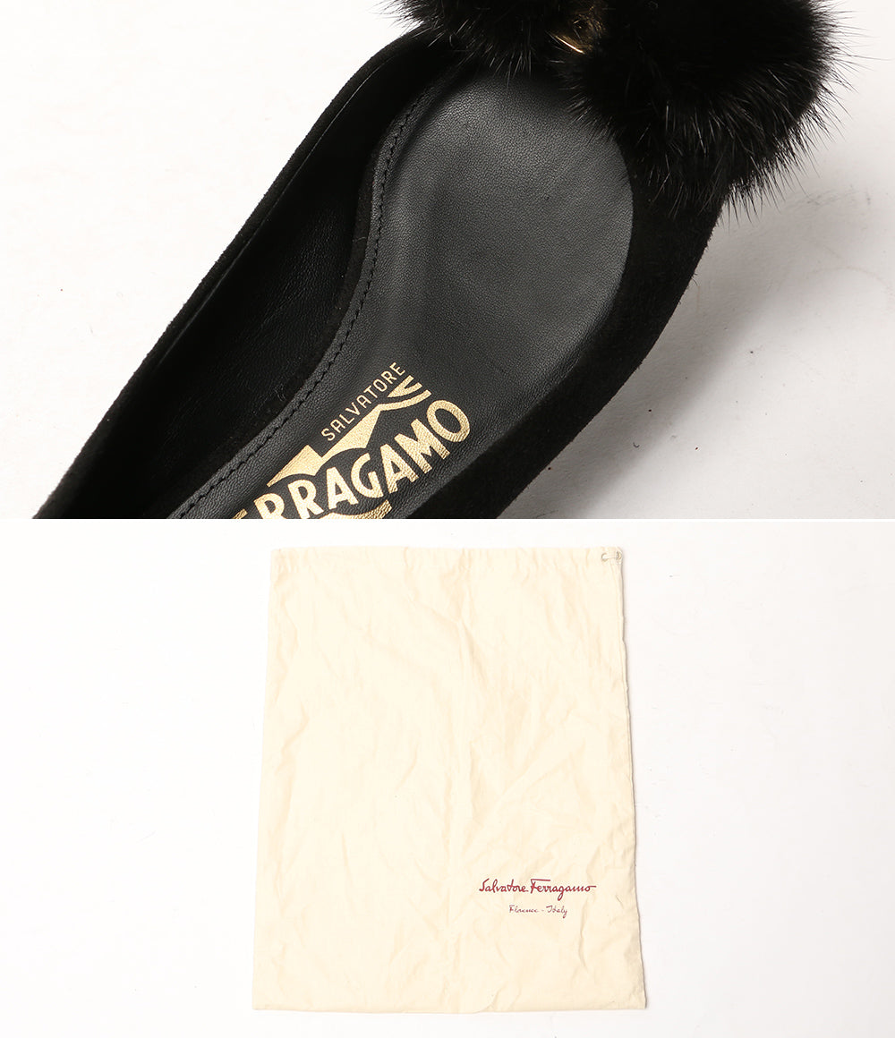 Salvatore Ferragamo バレエシューズ ミンク VARINA レディース SIZE 4.5 サルヴァトーレフェラガモ