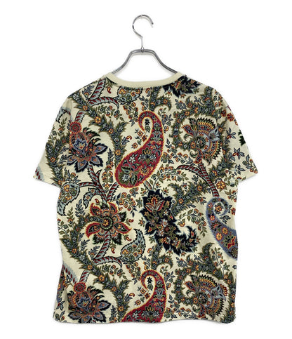 美品 ETRO 半袖Ｔシャツ ペイズリー柄 M半袖T ベージュ メンズ SIZE XS エトロ