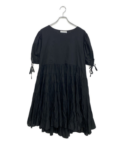 Merlette 半袖ワンピース ブラック 3510300041 レディース SIZE XS マーレット