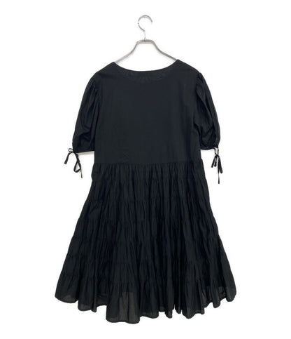 Merlette 半袖ワンピース ブラック 3510300041 レディース SIZE XS マーレット