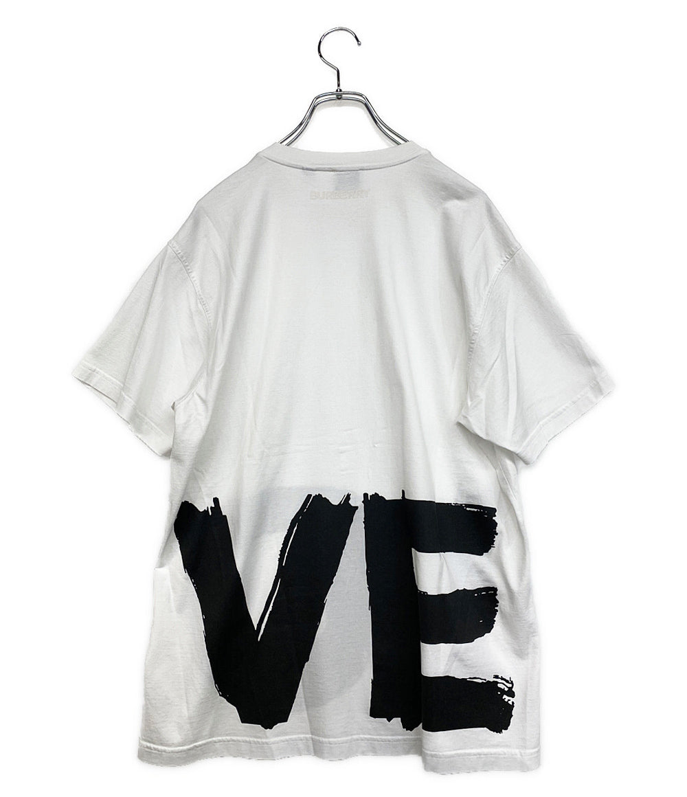 BURBERRY 半袖Ｔシャツ LOVE ホワイト メンズ SIZE M バーバリー