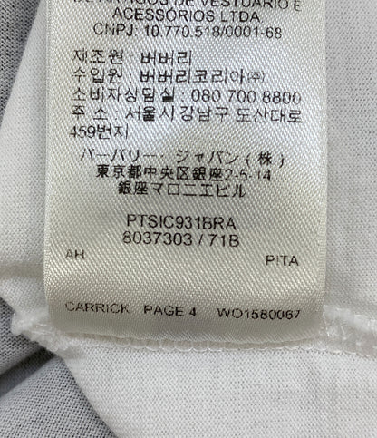 BURBERRY 半袖Ｔシャツ LOVE ホワイト メンズ SIZE M バーバリー