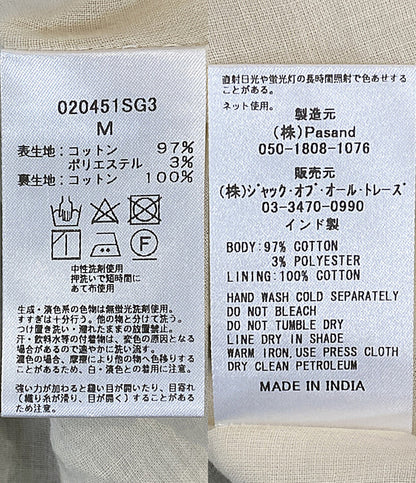 Sara mallika 長袖ワンピース 幾何学総柄 ラメ糸 020451SG3 レディース SIZE M サラ マリカ