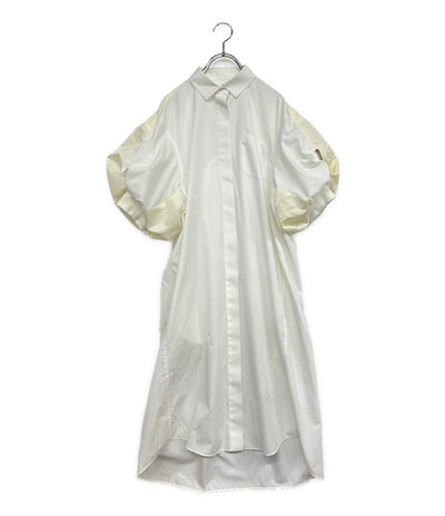 sacai 半袖ボリュームスリーブワンピース 22-06069 レディース SIZE 2 サカイ