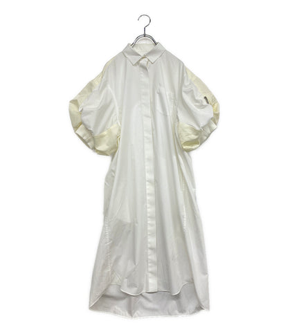 sacai 半袖ボリュームスリーブワンピース 22-06069 レディース SIZE 2 サカイ