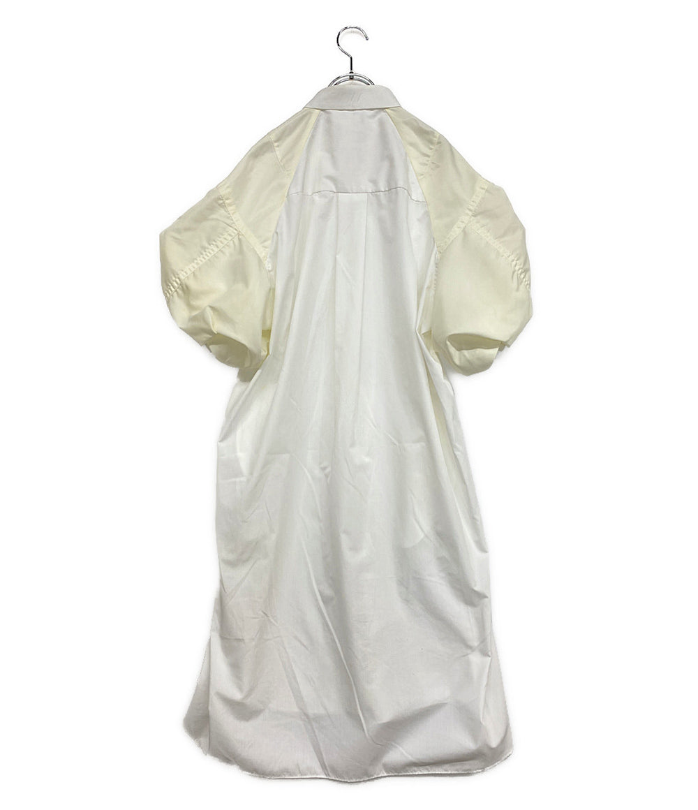 sacai 半袖ボリュームスリーブワンピース 22-06069 レディース SIZE 2 サカイ