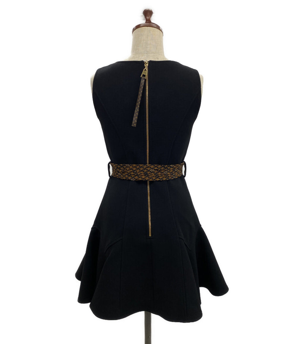 LOUIS VUITTON Lノースリーブワンピース Vネック レディース SIZE 34 ルイ・ヴィトン