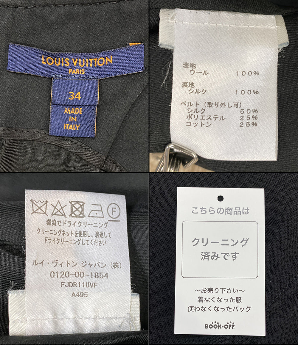 LOUIS VUITTON Lノースリーブワンピース Vネック レディース SIZE 34 ルイ・ヴィトン