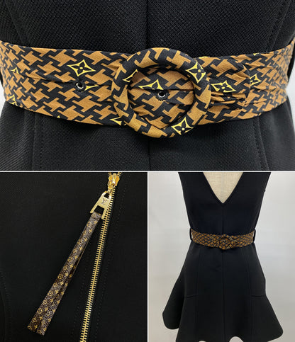 LOUIS VUITTON Lノースリーブワンピース Vネック レディース SIZE 34 ルイ・ヴィトン