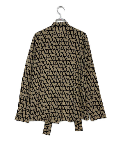 VALENTINO ボウタイブラウス Vロゴ シルク レディース SIZE 36 ヴァレンチノ