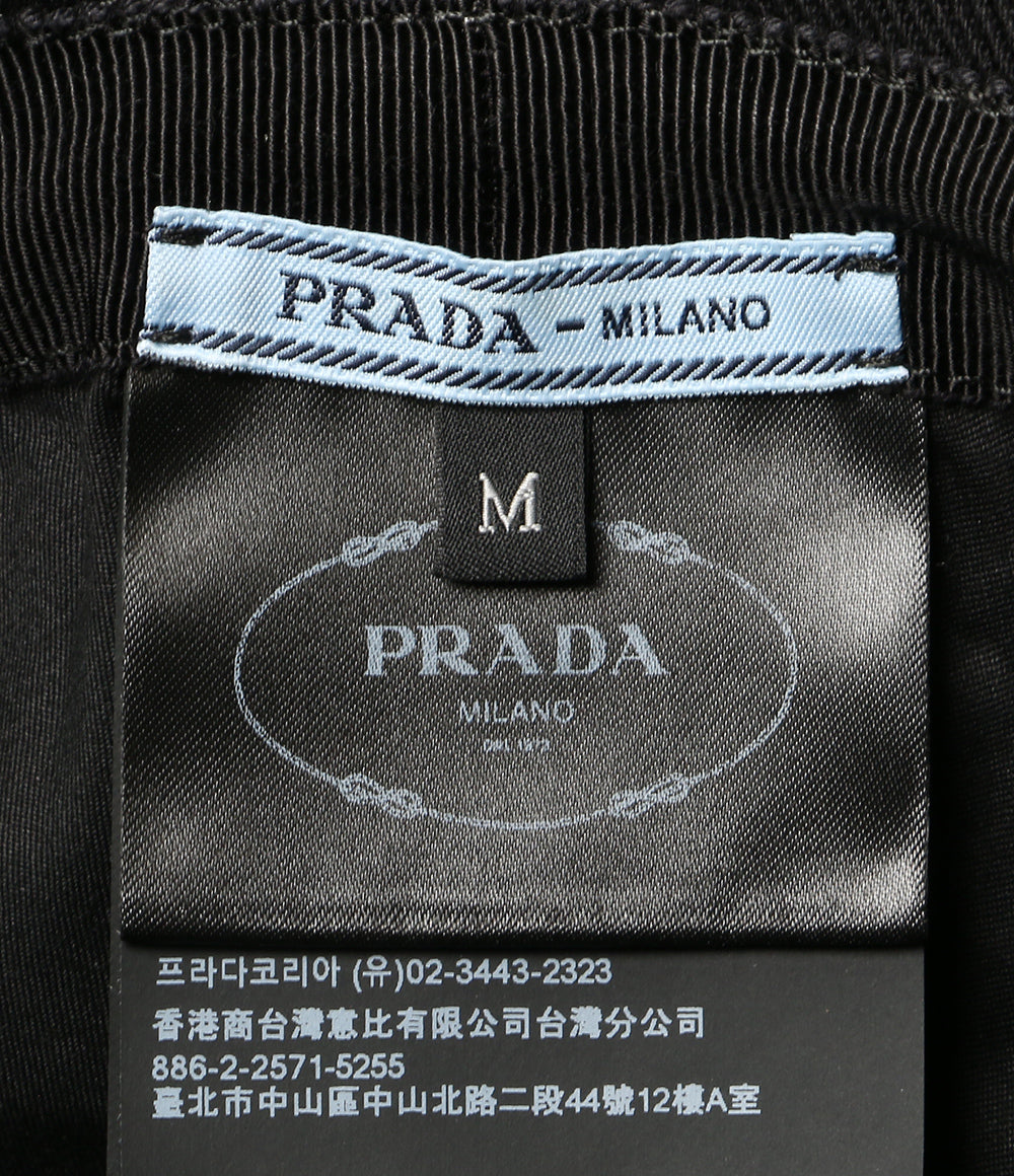 PRADA ハット ドリルバケット ブラック 1HC348 レディース SIZE M プラダ