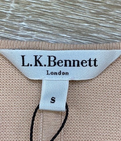 LK Bennett エルケーベネット ノーカラージャケット ニットジャケット ピンク レディース SIZE S