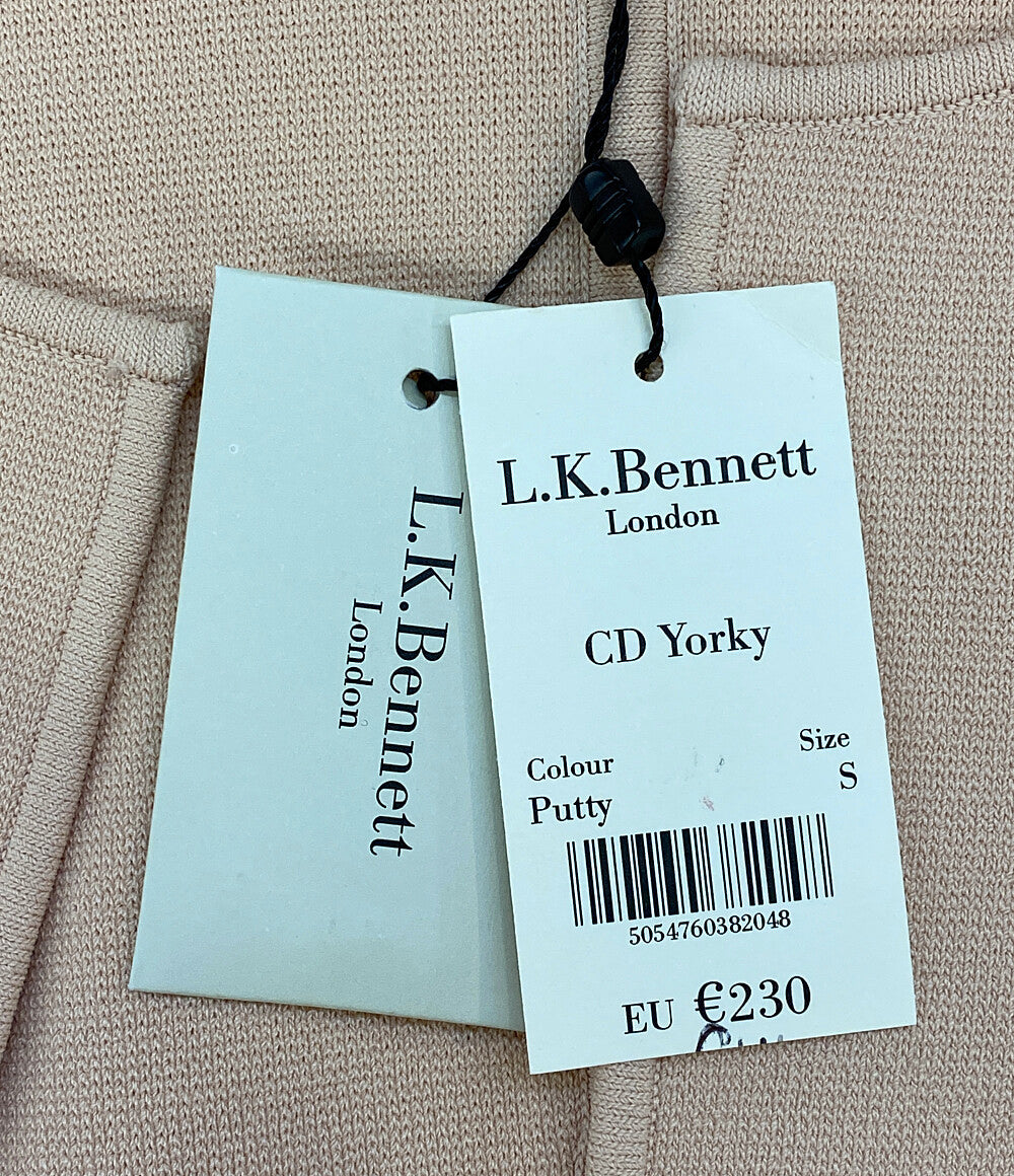 LK Bennett エルケーベネット ノーカラージャケット ニットジャケット ピンク レディース SIZE S