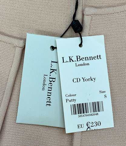 LK Bennett エルケーベネット ノーカラージャケット ニットジャケット ピンク レディース SIZE S