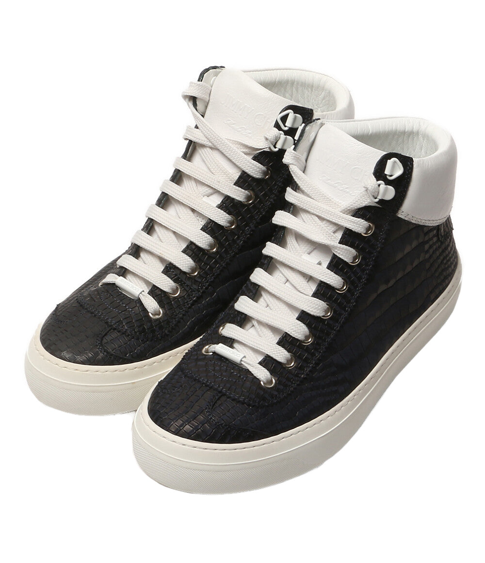 JIMMY CHOO ハイカットスニーカー 型押し メンズ SIZE 40.5 ジミーチュウ