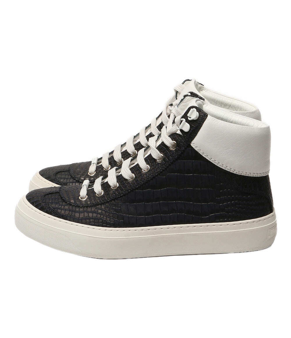 JIMMY CHOO ハイカットスニーカー 型押し メンズ SIZE 40.5 ジミーチュウ