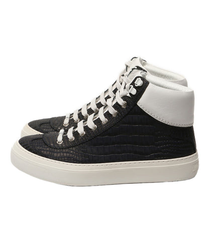 JIMMY CHOO ハイカットスニーカー 型押し メンズ SIZE 40.5 ジミーチュウ