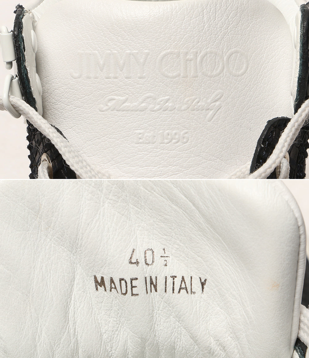 JIMMY CHOO ハイカットスニーカー 型押し メンズ SIZE 40.5 ジミーチュウ