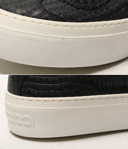 JIMMY CHOO ハイカットスニーカー 型押し メンズ SIZE 40.5 ジミーチュウ