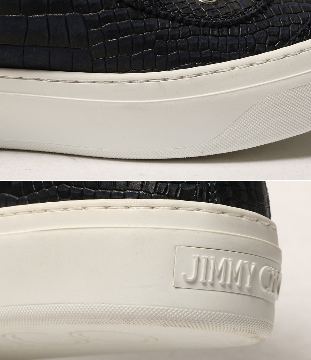JIMMY CHOO ハイカットスニーカー 型押し メンズ SIZE 40.5 ジミーチュウ