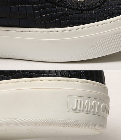 JIMMY CHOO ハイカットスニーカー 型押し メンズ SIZE 40.5 ジミーチュウ