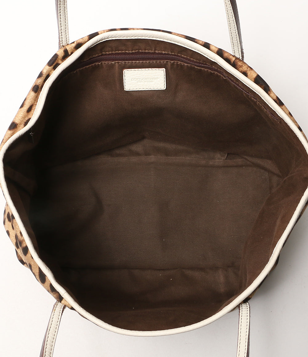 DOLCE & GABBANA トートバッグ レオパード レディース ドルチェアンドガッバーナ