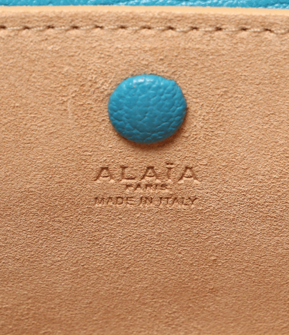 ALAIA アライア ショルダーバッグ Le papa SMALL ブルー 22ss レディース