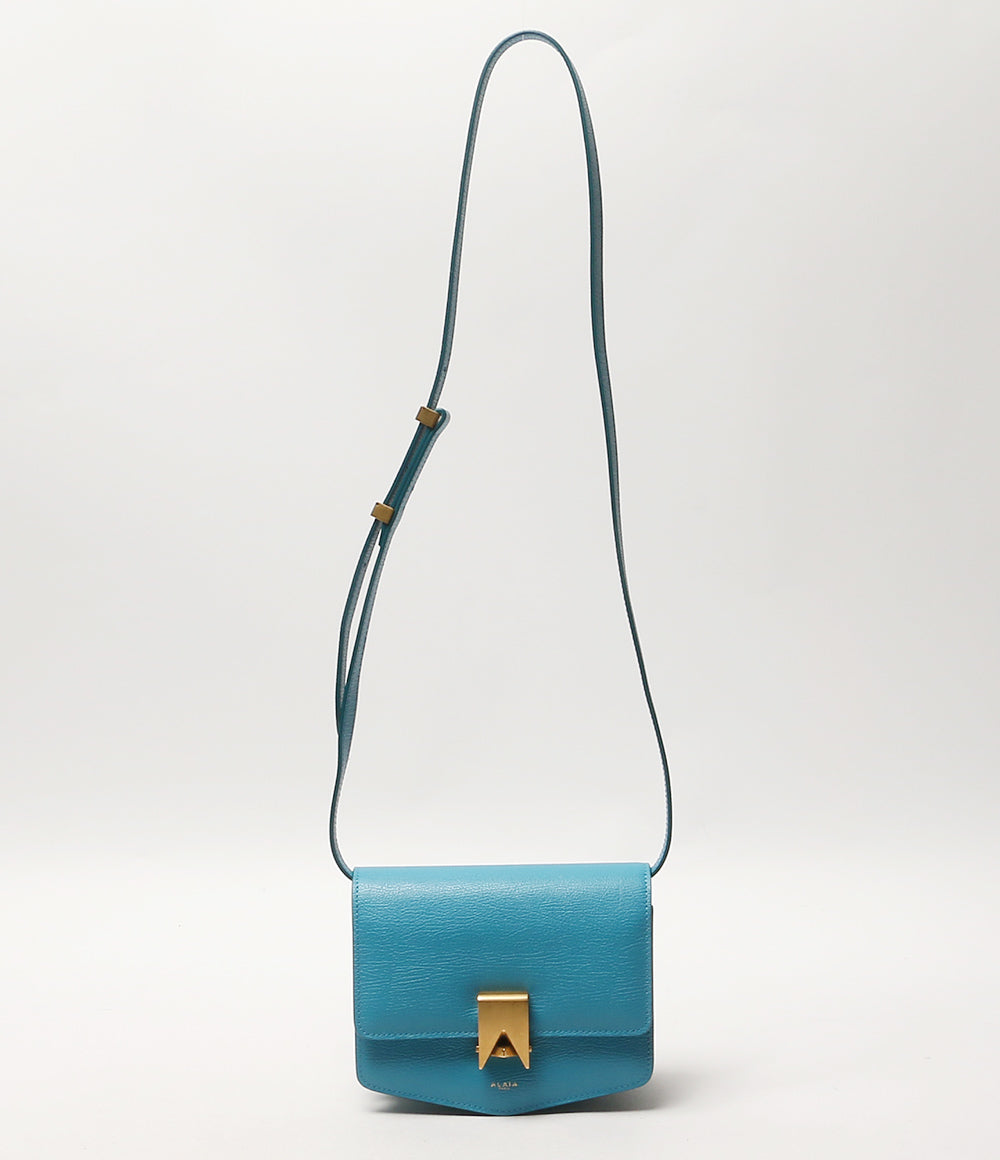 ALAIA アライア ショルダーバッグ Le papa SMALL ブルー 22ss レディース