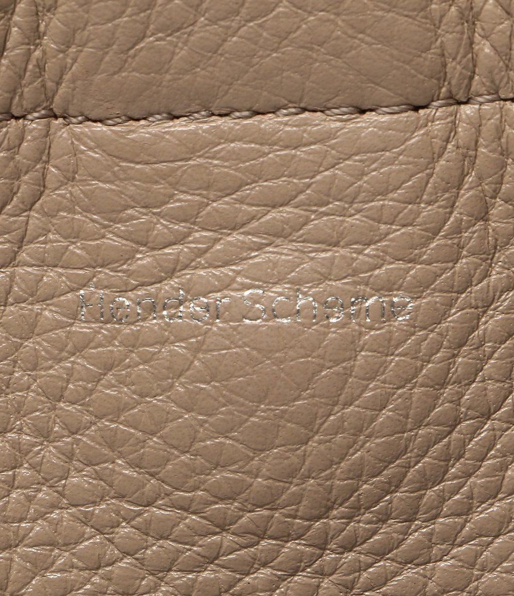 Hender Scheme ショルダーバッグ ワンサイドベルト レザー ベージュ レディース エンダースキーマ