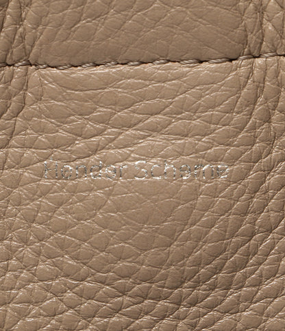 Hender Scheme ショルダーバッグ ワンサイドベルト レザー ベージュ レディース エンダースキーマ