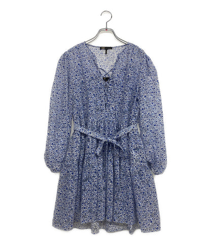 美品 maje マージュ フローラルプリントミニドレス ワンピース キャミソール MFPRO03039 レディース SIZE 38