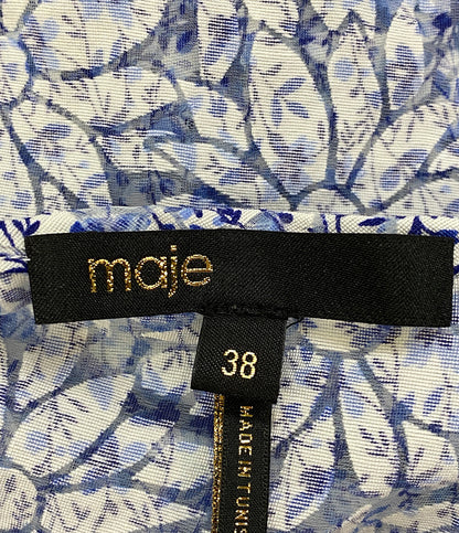 美品 maje マージュ フローラルプリントミニドレス ワンピース キャミソール MFPRO03039 レディース SIZE 38