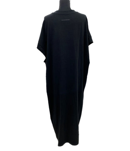 MAISON MARGIELA Vネックワンピース 半袖 S62DG0024 ブラック レディース SIZE S メゾンマルジェラ