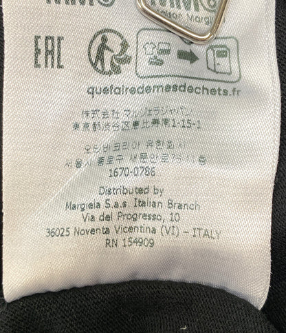 MAISON MARGIELA Vネックワンピース 半袖 S62DG0024 ブラック レディース SIZE S メゾンマルジェラ