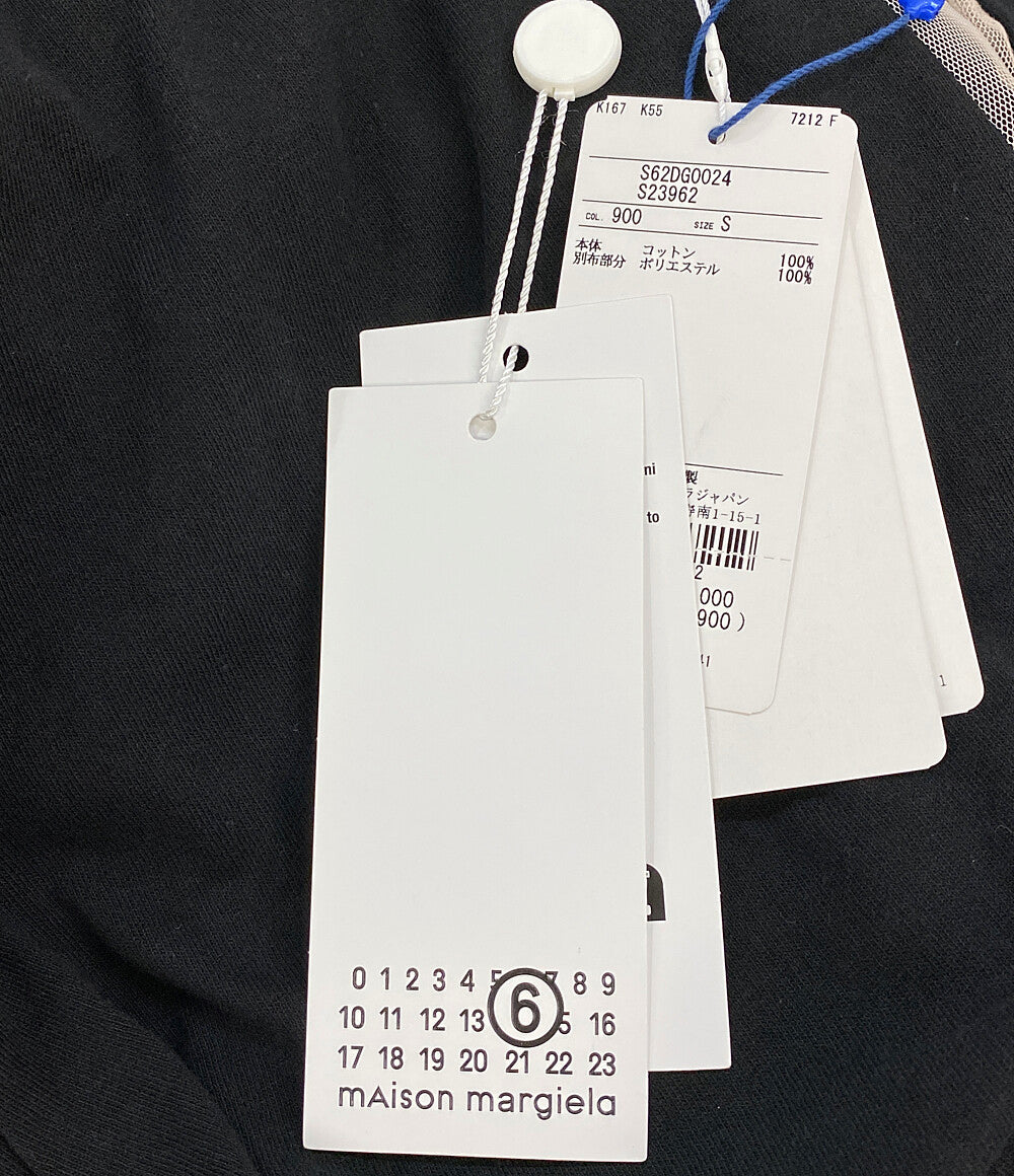 MAISON MARGIELA Vネックワンピース 半袖 S62DG0024 ブラック レディース SIZE S メゾンマルジェラ