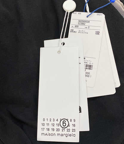MAISON MARGIELA Vネックワンピース 半袖 S62DG0024 ブラック レディース SIZE S メゾンマルジェラ
