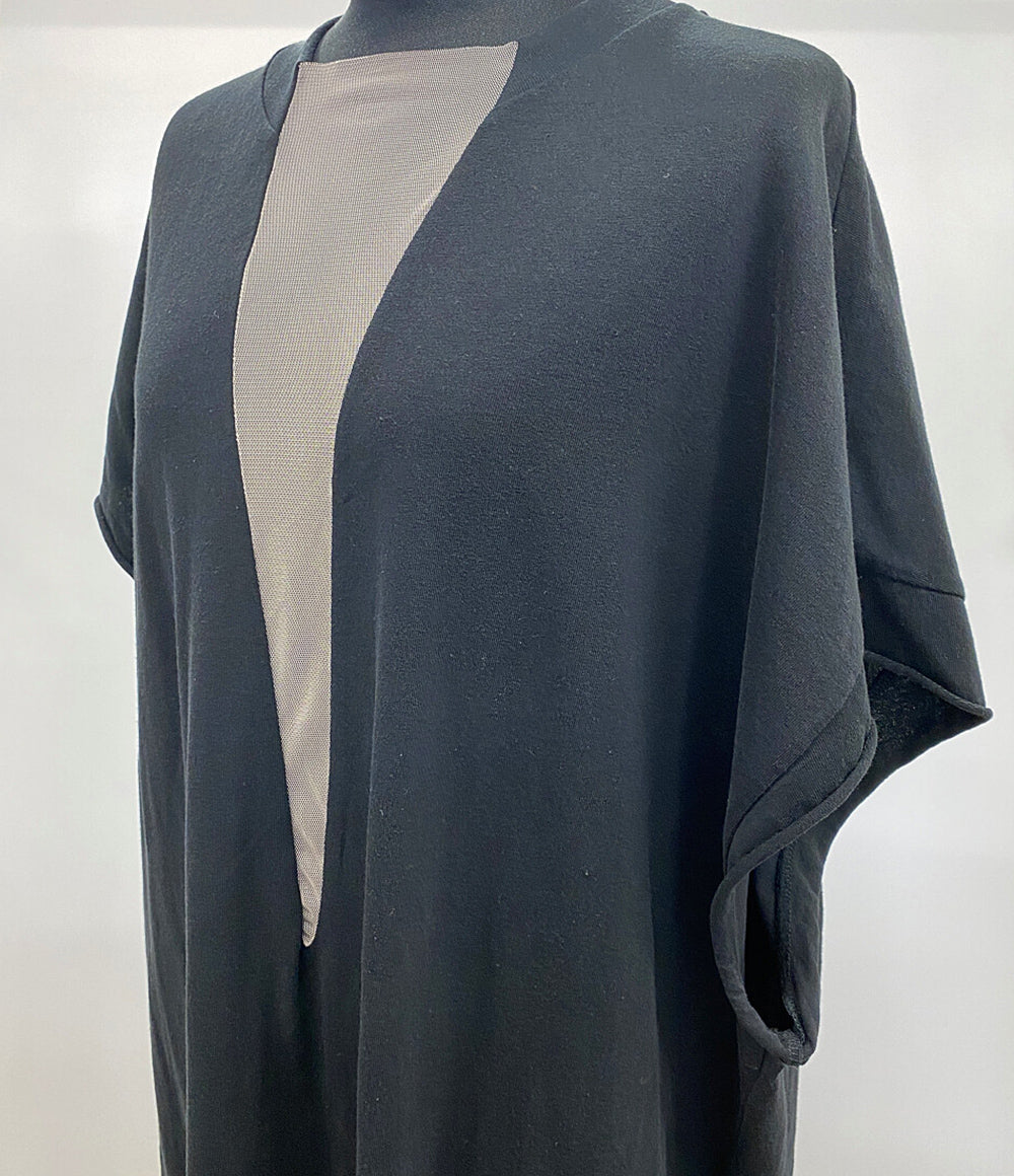 MAISON MARGIELA Vネックワンピース 半袖 S62DG0024 ブラック レディース SIZE S メゾンマルジェラ