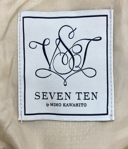 seven ten by Miho Kawahito セブンテン バイミホカワヒト ツイード刺繍トップス チュール フラワー ブラウス 6S119 レディース SIZE S
