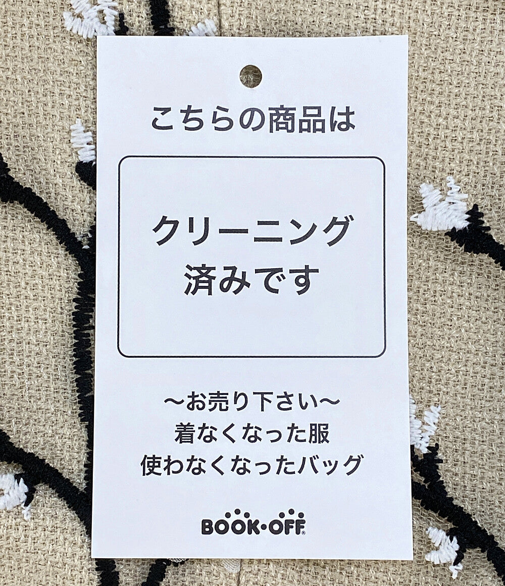 seven ten by Miho Kawahito セブンテン バイミホカワヒト ツイード刺繍トップス チュール フラワー ブラウス 6S119 レディース SIZE S