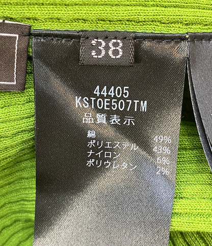 foxey ポロシャツ ニット 44405 グリーン レディース SIZE 38 フォクシー