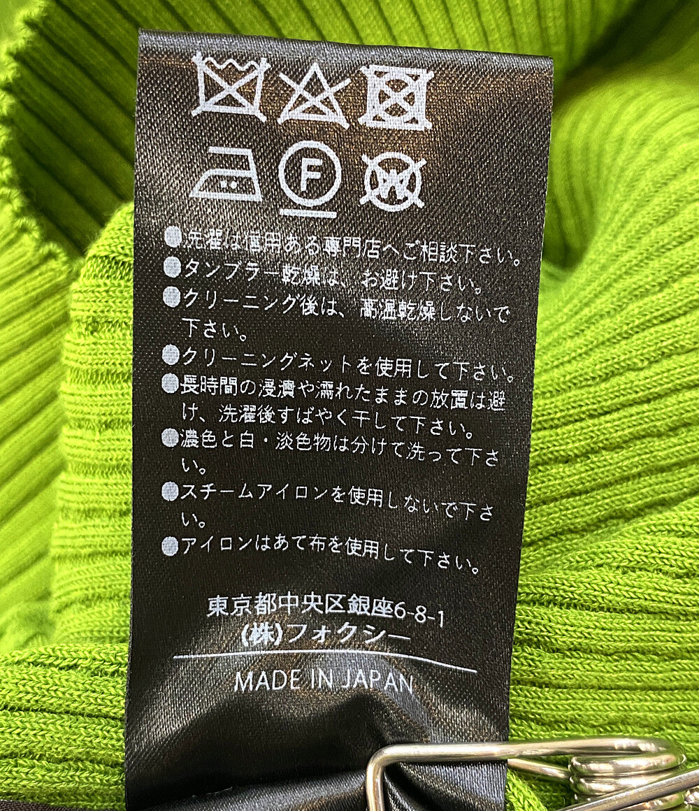 foxey ポロシャツ ニット 44405 グリーン レディース SIZE 38 フォクシー