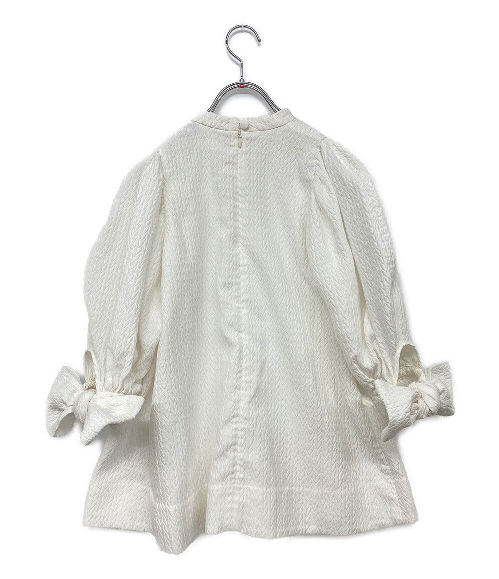 yori shirocon ヨリ シロコン ハートフクレカフスリボンブラウス SC21-24008SP レディース SIZE 34