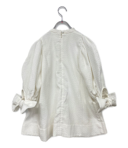 yori shirocon ヨリ シロコン ハートフクレカフスリボンブラウス SC21-24008SP レディース SIZE 34